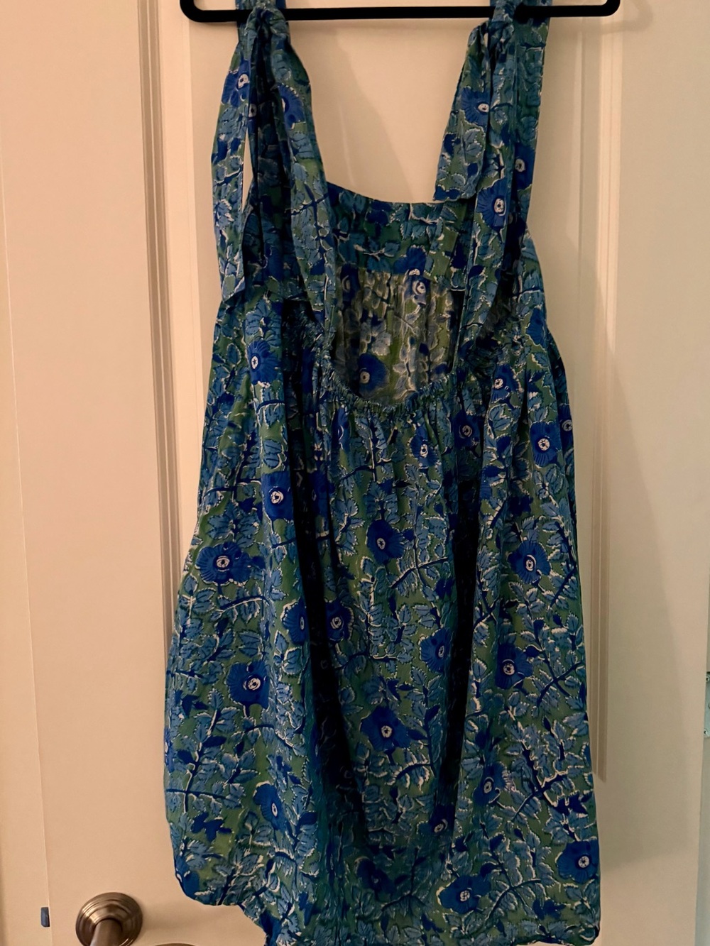 Darling Loungewear Shoulder Tie Dress Size Medium Cotton Sundress - Picture 3 of 4